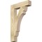 Ekena Millwork Olympic Block Rough Sawn Bracket, Douglas Fir, 4"W x 20"D x 32"H BKT04X20X32OLY05RDF - alternate 1